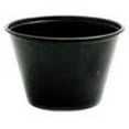 thumbnail image 1 of Amhil ASB200B 2 oz Plastic Portion Cup, Black - Case of 2500, 1 of 1