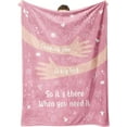 thumbnail image 1 of Amhlg Get Well Gifts for Women, Hug/Healing Blanket, Thinking of You/Breast Cancer/Sympathy/After Surgery Gifts for Friends, Sister, Coworkers, Soft Throw Blankets 50'''' x 60'''', 1 of 6