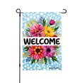 thumbnail image 1 of Amhnf Floral Welcome Garden Flag For Home Outdoor Garden Yard Decor 12x18 inch, 1 of 5