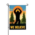 thumbnail image 1 of Amhnf We Believe Bigfoot Garden Flag For Home Outdoor Garden Yard Decor 12x18 inch, 1 of 5