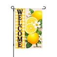 thumbnail image 1 of Amhnf Welcome Lemon Garden Flag For Home Outdoor Garden Yard Decor 12x18 inch, 1 of 5