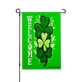 thumbnail image 1 of Amhnf Welcome Shamrock Garden Flag For Home Outdoor Garden Yard Decor 12x18 inch, 1 of 5