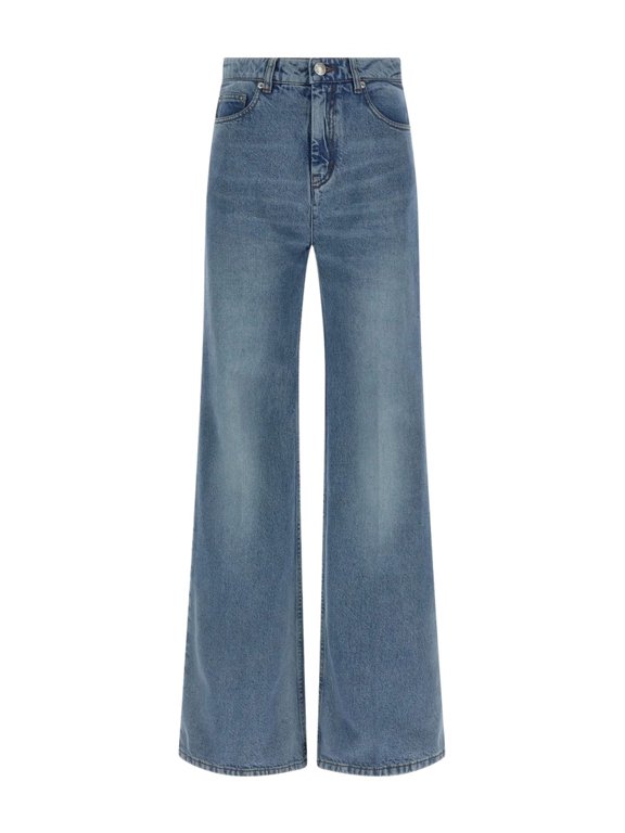 Blue High Waist Denim Jeans (Women's)