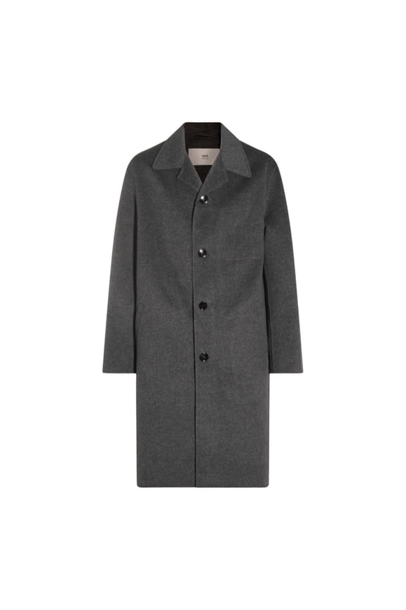 Ami Long Single-Breasted Wool (Men's)