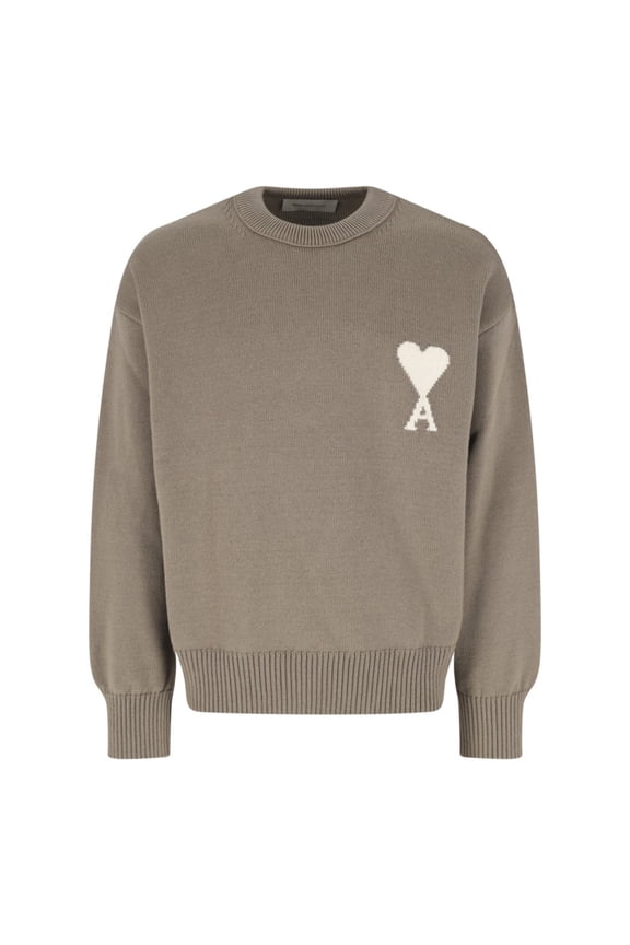 Beige Ami De Coeur Cotton Sweater (Men's)