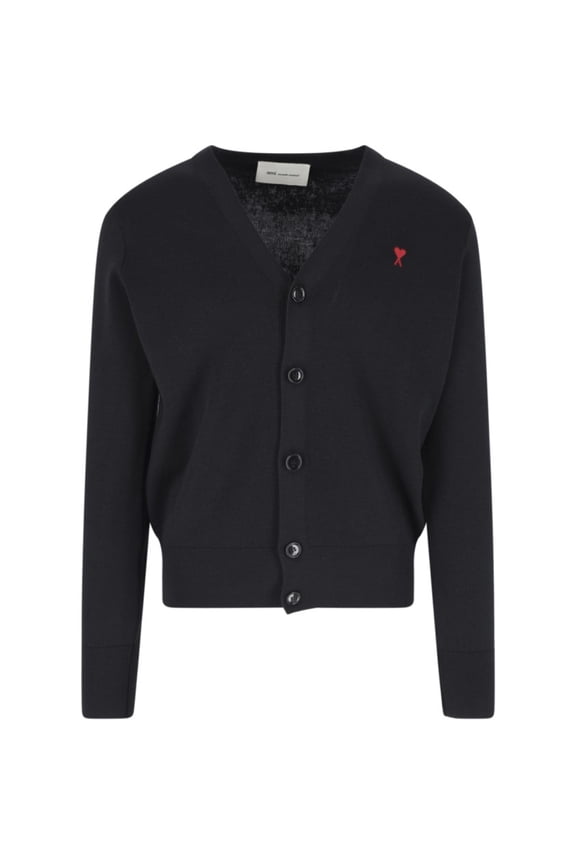 Black Ami De Coeur Wool Cardigan (Men's)