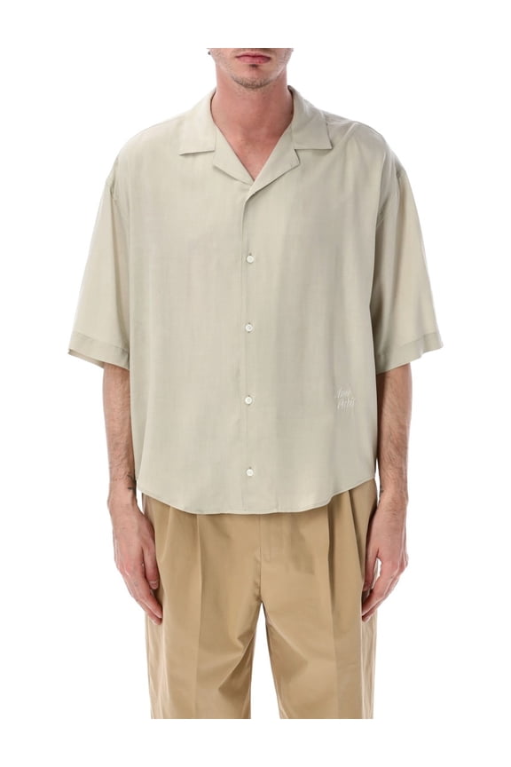 Boxy Short Sleeve Viscose Shirt (Men's)