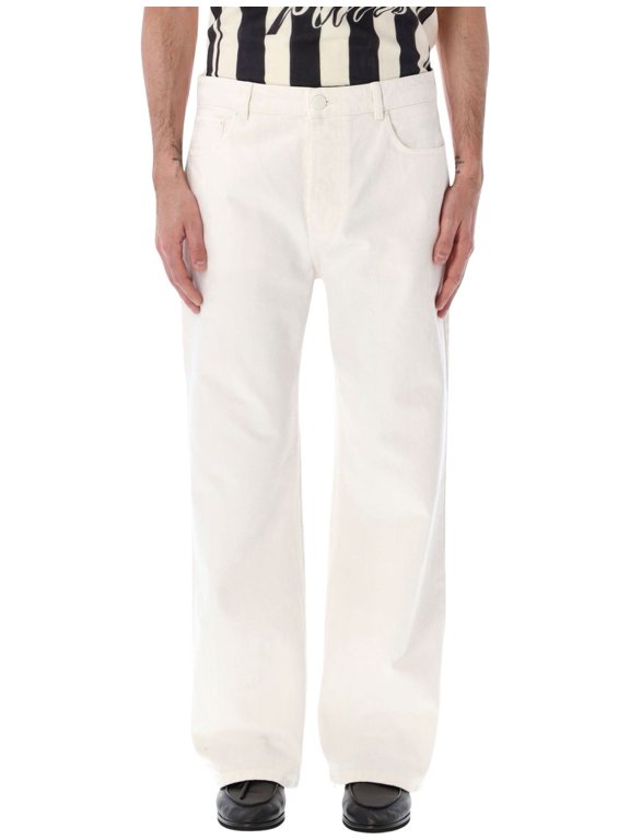 Large Fit Five Pocket Denim Jeans (Men's)