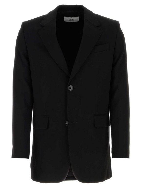 Relaxed Fit Virgin Wool Oversize Jacket (Men's)