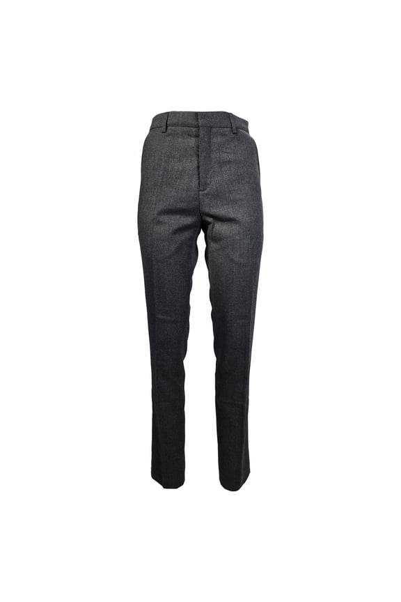 Pre-Owned Ami Slim-Fit Trousers in Grey Wool