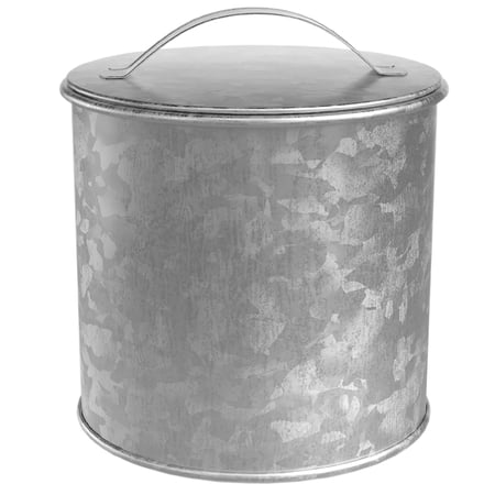 Amici Home Newport Galvanized Metal Canister - Medium