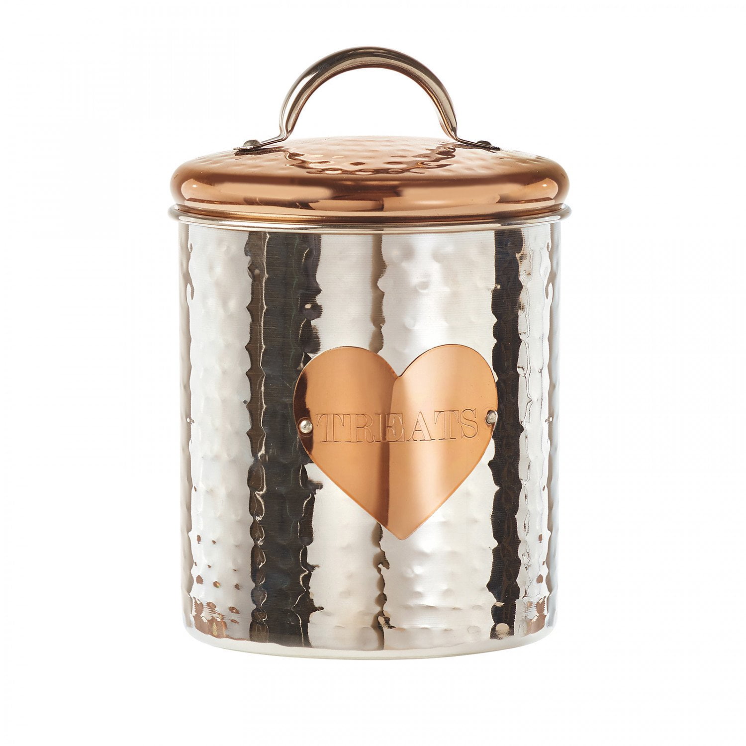 Amici Pet, , Rosie STF9 Treats Two Tone Metal Storage Canister, Food