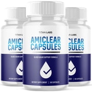 Amiclear Advanced Formula Blood Support for Health and Wellness Ami Clear 180 Capsules