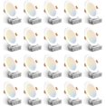 Amico 20 Pack 6 Inch 5CCT UltraThin LED Recessed Ceiling Light with