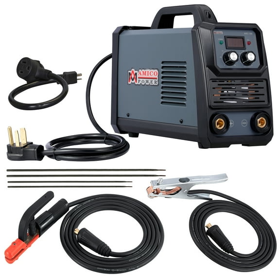 Amico ARC-180, 180A Stick Arc/Lift-TIG 2-in-1 Combo Welder, 100-250V Wide Voltage, 80% Duty Cycle, Compatible with all Electrodes