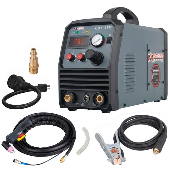 Amico Power CUT-55M, 55 Amp Professional Air Plasma Cutter, 100-250V Wide Voltage Cutting Machine