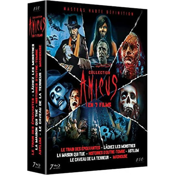 Amicus Collection - 7-Disc Box Set ( Dr. Terror's House of Horrors / Scream and Scream Again / The House That Dripped Blood / Tales from the Crypt / [ NON-USA FORMAT, Blu-Ray, Reg.B Import - France ]