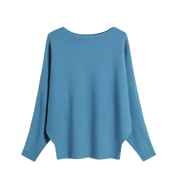 Amidoa Blue Womens Sweaters and Cardigans Knit Long Sleeve Plus Size Winter Sweaters Womens Sweaters Cardigan Free Size