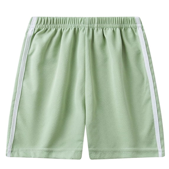 Amidoa Boys Cargo Shorts – Elastic Waist Baggy Summer Knee Length Casual Shorts,Green,3T