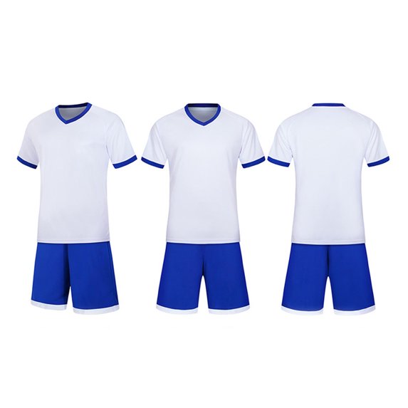Amidoa Boys Summer Athletic 2 Piece Outfits Performance Solid Color Short Sleeve and Active Casual Short Kids Clothing Set White Size 8