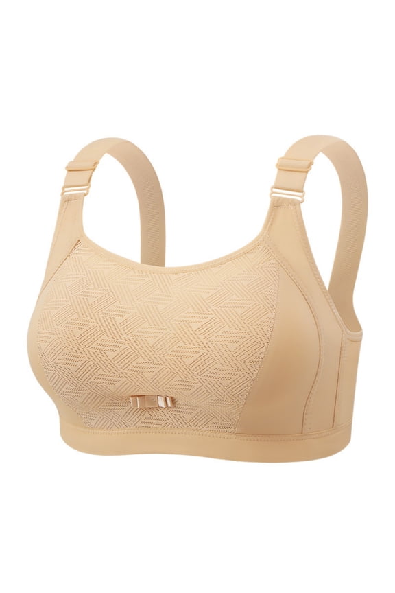 Bras for Older Women Heavy Breast Yellow Wireless Full Coverage High Support Brasiers Brasiers Women 36
