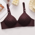 thumbnail image 1 of Amidoa Bras for Women Full Coverage Wire-Free Bronze Heavy Breast Embroidered Bra Bralettes for Women 38/85, 1 of 6