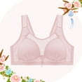 thumbnail image 1 of Amidoa Breathable Womens Bras Cut-out Push-up Pink Solid Bandeau Bralettes for Women XXXL, 1 of 3