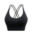 thumbnail image 1 of Amidoa Criss Cross Women Sports Bra No Underwire Sports Bras Womens Lingerie Underwear S, 1 of 1