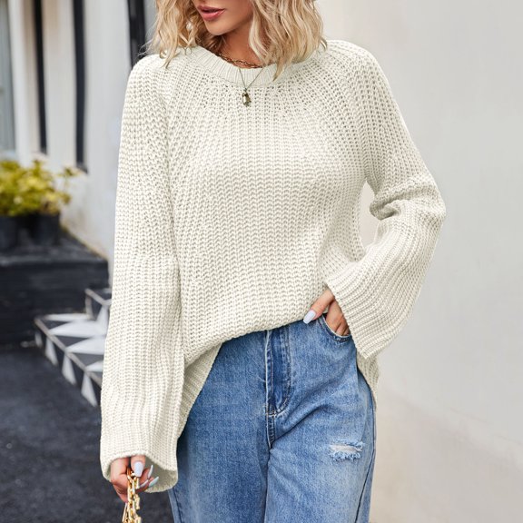 Amidoa Crochet Womens Sweaters Long Sleeve Beige Plus Size Long Solid Fall Sweaters Cardigans for Women Trendy XL