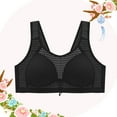 thumbnail image 1 of Amidoa Cut-out Bras for Women Push-up Black Breathable Solid Bandeau Lingerie for Women M, 1 of 3