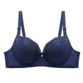 thumbnail image 1 of Amidoa Full-Figure Bras for Women Push-up Underwire Blue Bra Women's Lingerie XXXXXL, 1 of 3