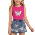 Amidoa Girls 2 Piece Outfits Summer Clothes Cute Floral Print ...