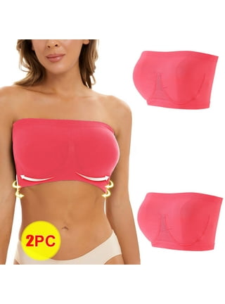 Girls Strapless Bandeau Bra - Girls Training Bras for Teens. Sports Bra  8-14 Age. Wireless Seamless Bra. 4 Pack Pattern 3 : : Clothing,  Shoes & Accessories