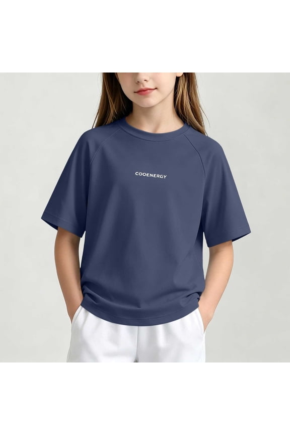 Girls Short Sleeve Cute T-Shirts Tops Soft Kids Casual Summer Crewneck Tees Green Size 12 Months