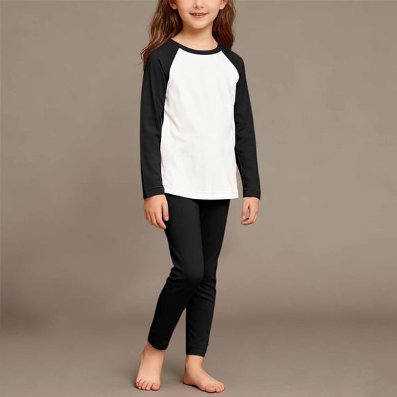 Amidoa Girls Summer Outfit Sets 2 Piece Graphic Cotton T-Shirt Short Sleeve and Shorts Set Kids Clothing Sets Black Size 6