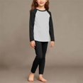 thumbnail image 1 of Amidoa Girls Summer Outfit Sets 2 Piece Graphic Cotton T-Shirt Short Sleeve and Shorts Set Kids Clothing Sets Gray Size 2T, 1 of 5