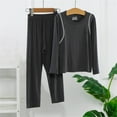 thumbnail image 1 of Amidoa Girls Summer Outfit Sets 2 Piece T-Shirt Long Sleeve and Casual Pants Set Kids Clothing Sets Dark Gray Size 4T, 1 of 6