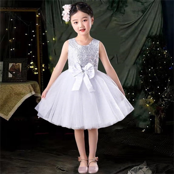 Amidoa Girls Summer Outfits 2 Piece Short Sleeve Cute Top and Pleated Skirt Kids Clothing Sets White Size 6