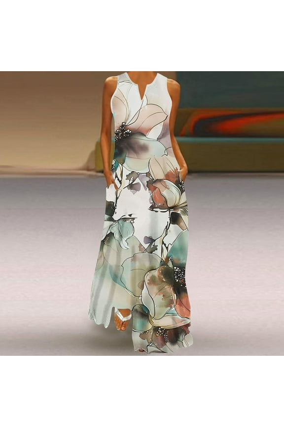 Hide Belly Tummy Dresses Women Over 50 Sleeveless Solid Shirt Dress Ladies Dresses Summer