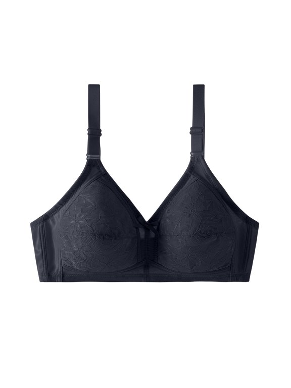 Lace Bras for Women Wire-Free Black Push-up Beauty Back Bra Bralettes for Women 42