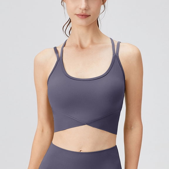 Amidoa Push up Womens Bra Padded Sport Bra Bras S