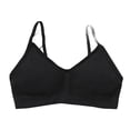 thumbnail image 1 of Amidoa Sports Bras for Women Push-up Black Seamless High Support Solid Bralette Bralettes for Women L, 1 of 2