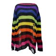 thumbnail image 1 of Amidoa Sweaters for Women 2025 Long Sleeve Crochet Ripped Long Striped Gothic Sweaters Womens Sweaters Free Size, 1 of 2