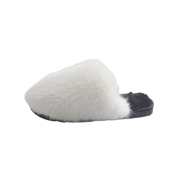 Amidoa White Women Slippers Indoor House Furry Memory Foam Bedroom Cute Winter Slippers Womens Slides 38