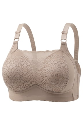 Wire-Free Women Bra Large Bust Full Coverage Bras Womens Bralettes Plus Size XL