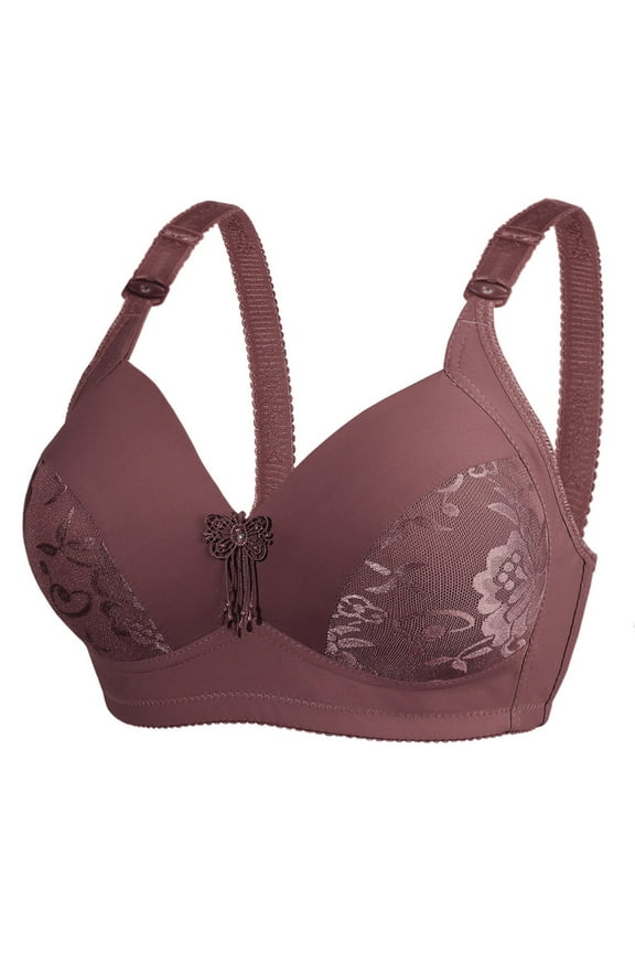 Wireless Girls Bras Full Coverage Large Bust Bra Lingerie for Women XXL