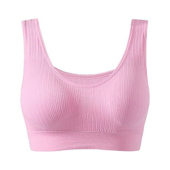 Amidoa Women Bra Wire-Free Push up Sport Bra under $10.00 XL