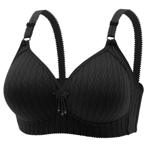 Amidoa Women Bras Large Bust Full-Figure Wire-Free Underwear Brasiers Women Clearance XXXXXXL