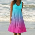 thumbnail image 1 of Amidoa Womens Dresses Summer V-Neck Cotton Linen Sun Dress Wedding Dresses for Women, 1 of 5