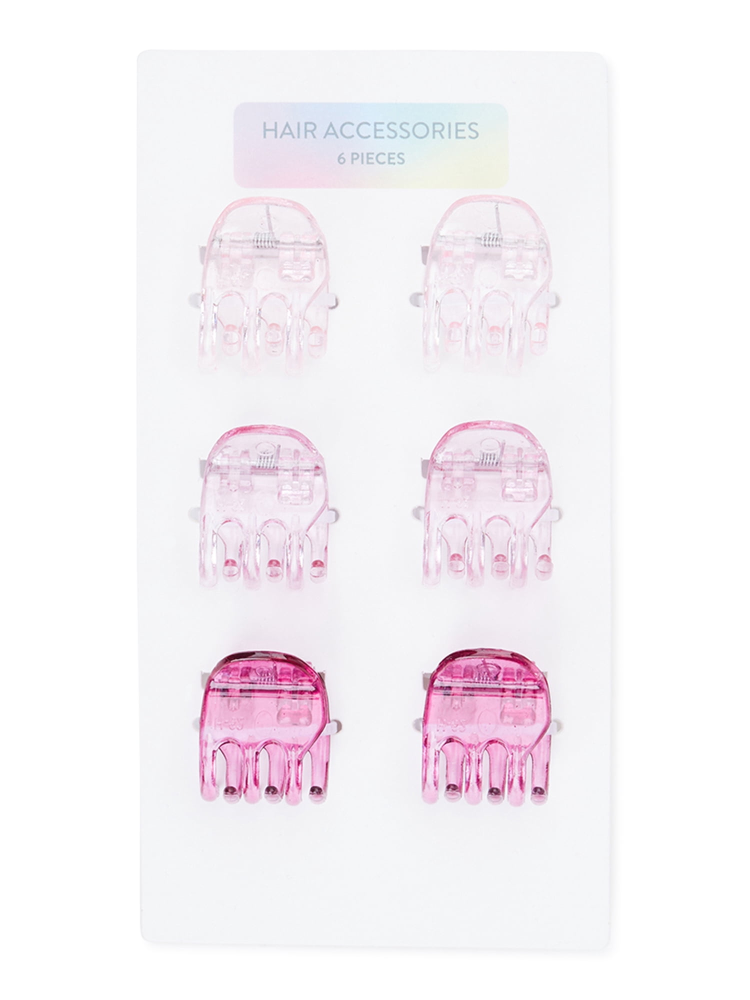  Amiee Lynn Women's Mini Claw Hair Clips, 6-Pack - Walmart.com 